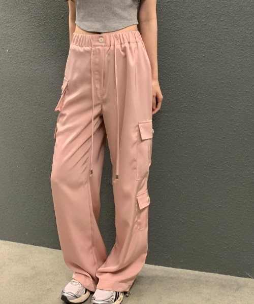 FAVORITO(ファヴォリート)の「ドローコードリングリラックスパンツ(その他パンツ・レディース・ベージュ/グレー/ピンク・F)」の22枚目の写真