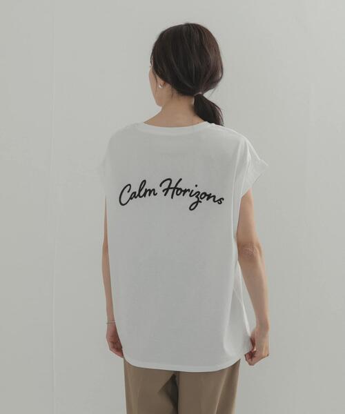 URBAN RESEARCH DOORS(アーバンリサーチドアーズ)の「刺繍ロゴTシャツ(Tシャツ/カットソー・レディース・チャコールグレー/オフホワイト・FREE)」の12枚目の写真