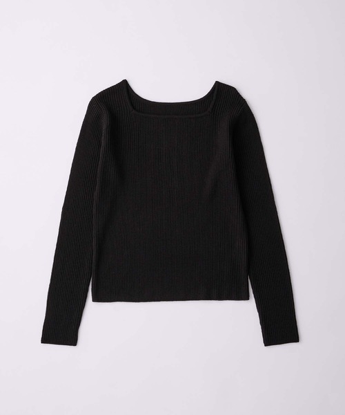 Aunely(オーネリー)の「【Aunely】美デコルテ2WAYネックニットプルオーバー<YOSOOIシリーズ>(Tシャツ/カットソー・レディース・アイボリー/ブラウン/ブラック/グレイッシュベージュ/ブラック系/チャコール・M/L)」の20枚目の写真