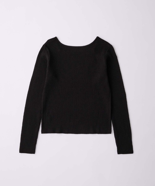Aunely(オーネリー)の「【Aunely】美デコルテ2WAYネックニットプルオーバー<YOSOOIシリーズ>(Tシャツ/カットソー・レディース・アイボリー/ブラウン/ブラック/グレイッシュベージュ/ブラック系/チャコール・M/L)」の21枚目の写真