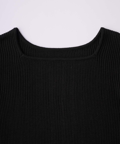 Aunely(オーネリー)の「【Aunely】美デコルテ2WAYネックニットプルオーバー<YOSOOIシリーズ>(Tシャツ/カットソー・レディース・アイボリー/ブラウン/ブラック/グレイッシュベージュ/ブラック系/チャコール・M/L)」の22枚目の写真