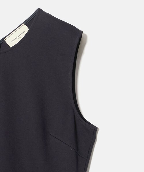 UNITED ARROWS(ユナイテッドアローズ)の「ドットリボン カットジャガード ワンピース ‐ウォッシャブル‐(ワンピース・レディース・ブラック/ネイビー・36/38)」の14枚目の写真