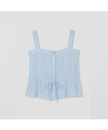 STRIPE COTTON CAMISOLE BLOUSE (BL-4417)