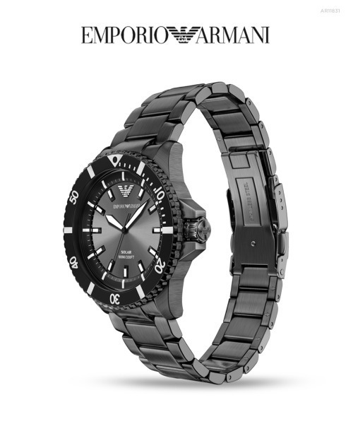 EMPORIO ARMANI（エンポリオアルマーニ）の「エンポリオ・アルマーニ 腕時計 メンズ アナログ ステンレス AR11831（アナログ腕時計・メンズ・ブラック・FREE）」の9枚目の写真