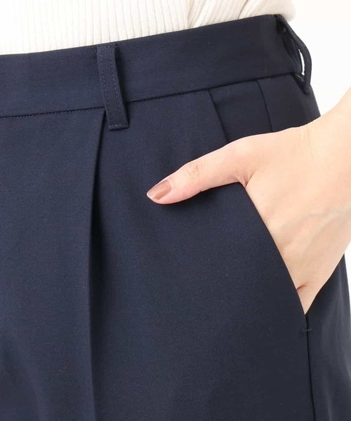 OFUON le MK（オフオンルエムケー）の「[名品シリーズ]ストレッチテーパードパンツ（無地・チェック）/洗濯機で洗える（その他パンツ・レディース・ライトグレー/ダークグレー/ネイビー・40/38/36）」の7枚目の写真