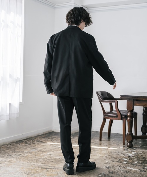 Rocky Monroe(ロッキーモンロー)の「TRストレッチ センタープレスワンタックテーパードイージーパンツ(スラックス・メンズ・チャコール/ブラック/オフホワイト/ブラウン・XL/M/L)」の15枚目の写真