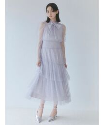 FURFUR | ロングスリーブラメチュールドレス(その他トップス)