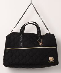 SAC'S BARJean（サックスバージーン）の「【sanrio characters/サンリオキャラクターズ】 日焼けレオパード ハローキティ チャーム付き ボストンバッグ（ボストンバッグ）」