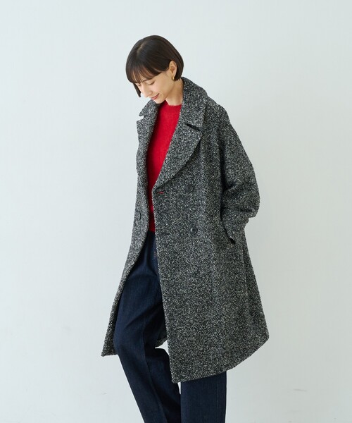 TICCA(ティッカ)の「【TICCA/ティッカ】別注ループツイードテントコート/日本製(チェスターコート・レディース・その他・フリー)」の10枚目の写真