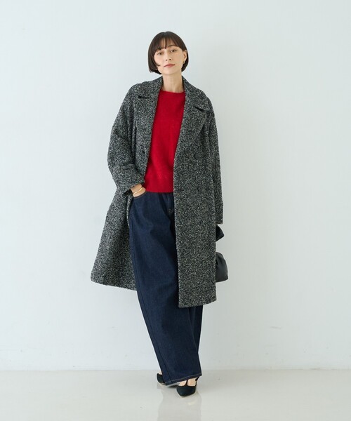 TICCA(ティッカ)の「【TICCA/ティッカ】別注ループツイードテントコート/日本製(チェスターコート・レディース・その他・フリー)」の17枚目の写真