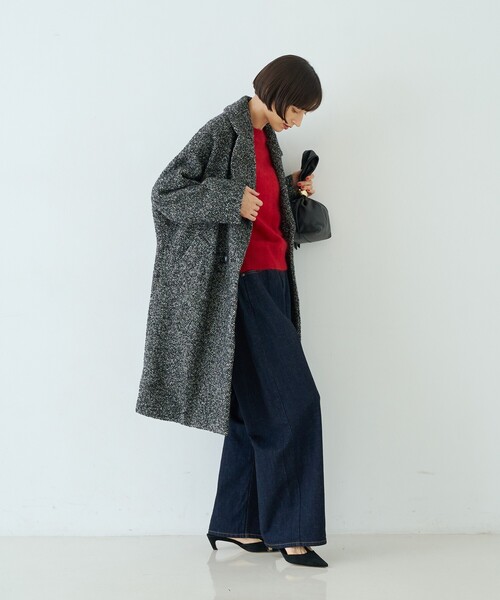 TICCA(ティッカ)の「【TICCA/ティッカ】別注ループツイードテントコート/日本製(チェスターコート・レディース・その他・フリー)」の21枚目の写真