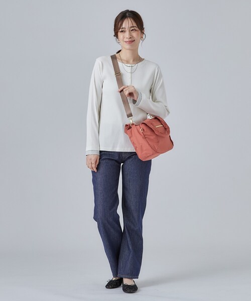 SHOO・LA・RUE(シューラルー)の「【撥水】8ポケットトート【2WAY】(トートバッグ・レディース・ブラウン系/オレンジ/ブラック・00)」の9枚目の写真