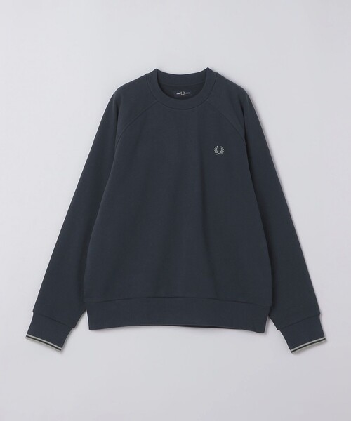 SHIPS(シップス)の「FRED PERRY: M3495 TIPPED CREW NECK(Tシャツ/カットソー・メンズ・ナチュラル/コバルトブルー・MEDIUM/LARGE)」の2枚目の写真