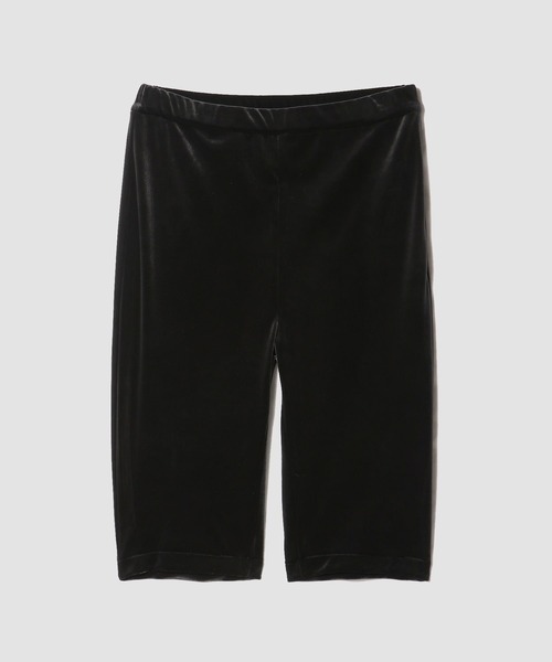 UNUS(ユナス)の「UNUS / Velour Biker Pants(その他パンツ・レディース・ブラック・FREE)」の1枚目の写真