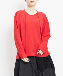 gomme（ゴム）の「フロントタックＴ（Tシャツ/カットソー）」