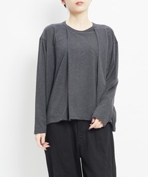 gomme（ゴム）の「フロントタックＴ（Tシャツ/カットソー）」