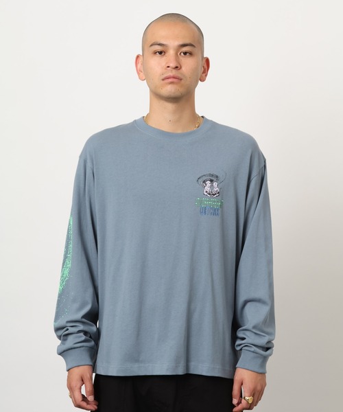 atmos（アトモス）の「atmos Quiet Chaos Print LS T-shirt / クワイエット カオス プリント LS T-シャツ（Tシャツ/カットソー・メンズ・ブラック/ブルー/ホワイト・XL/M/XXL/L）」の3枚目の写真