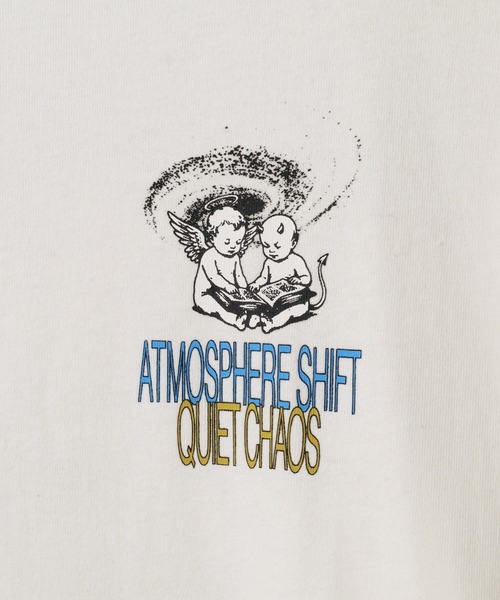 atmos（アトモス）の「atmos Quiet Chaos Print LS T-shirt / クワイエット カオス プリント LS T-シャツ（Tシャツ/カットソー・メンズ・ブラック/ブルー/ホワイト・XL/M/XXL/L）」の20枚目の写真