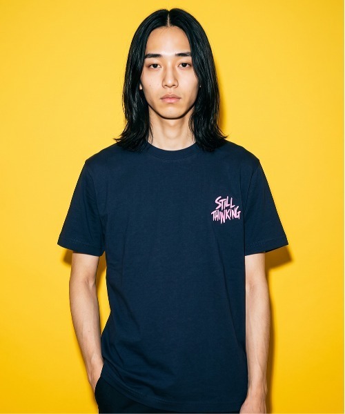 rehacer（レアセル）の「rehacer TEE : Still Thinking TEE / スティル シンキング T-Shirt（Tシャツ/カットソー・メンズ・ブラック/ネイビー・X-LARGE/LARGE/MEDIUM/SMALL）」の2枚目の写真