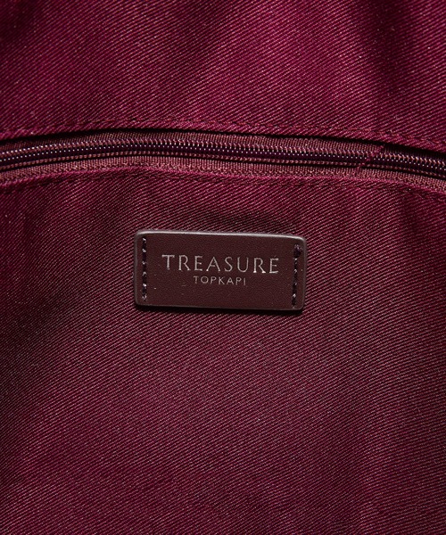 TREASURE TOPKAPI(トレジャートプカピ)の「【TREASURE TOPKAPI】BONJOUR ボンジュール チェックシャギー ワンショルダーバッグ(ショルダーバッグ・レディース・オフホワイト/キャメル・FREE)」の18枚目の写真