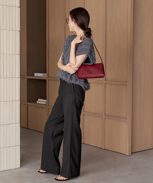 plage(プラージュ)の「Back brushing パンツ(その他パンツ・レディース・キャメル/アイボリー/ブラック・36/34/38)」の8枚目の写真