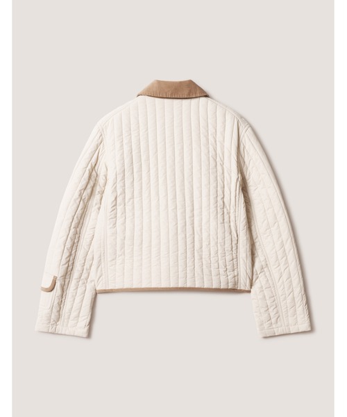 Maison Kitsune（メゾンキツネ）の「QUILTED MINI BARN JACKET（その他アウター・レディース・ブラック/ライトベージュ・S/M/L/XS）」の9枚目の写真