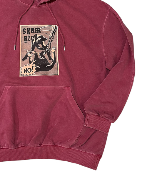 SK8ER ROCK（スケーターロック）の「No Control ピグメントスウェットフーディ（ベージュ）（パーカー・レディース・その他・MEDIUM/LARGE）」の4枚目の写真