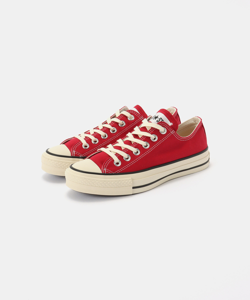 CONVERSE ALL STAR(コンバースオールスター)の「【CONVERSE/コンバース】 CANVAS ALL STAR J OX(その他シューズ・レディース・レッド・25cm/24.5cm/24cm/23.5cm/23cm)」の1枚目の写真