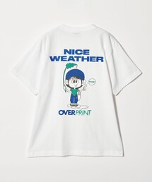 【別注】＜over print × なえなの＞プリント Tシャツ/ZERO ZERO HERO