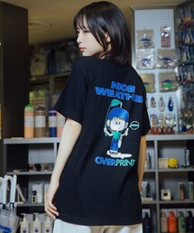 【別注】＜over print × なえなの＞プリント Tシャツ/ZERO ZERO HERO
