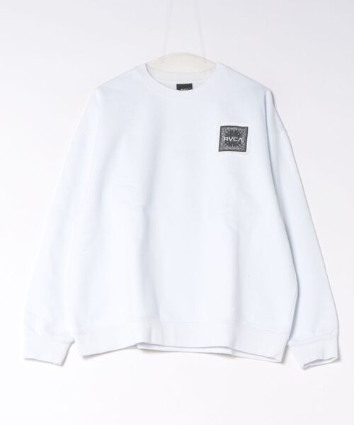 RVCA(ルーカ)の「RVCA メンズ BANDANA BALANCE CRAST CR トレーナー 【2026年秋冬モデル】(スウェット・メンズ・ホワイト/ブラック/カーキ/ブラック系その他2・MEDIUM/X-LARGE/SMALL/LARGE)」の2枚目の写真