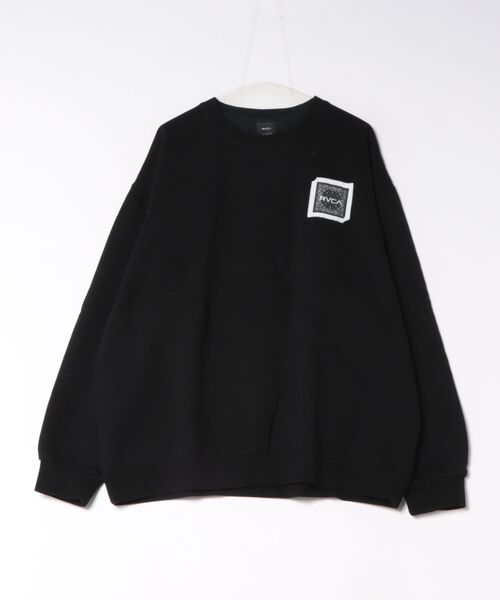 RVCA(ルーカ)の「RVCA メンズ BANDANA BALANCE CRAST CR トレーナー 【2026年秋冬モデル】(スウェット・メンズ・ホワイト/ブラック/カーキ/ブラック系その他2・MEDIUM/X-LARGE/SMALL/LARGE)」の1枚目の写真