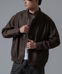 Crownor（クラウノアー）の「ヘリンボーン スタンドジャケット（ブルゾン）」