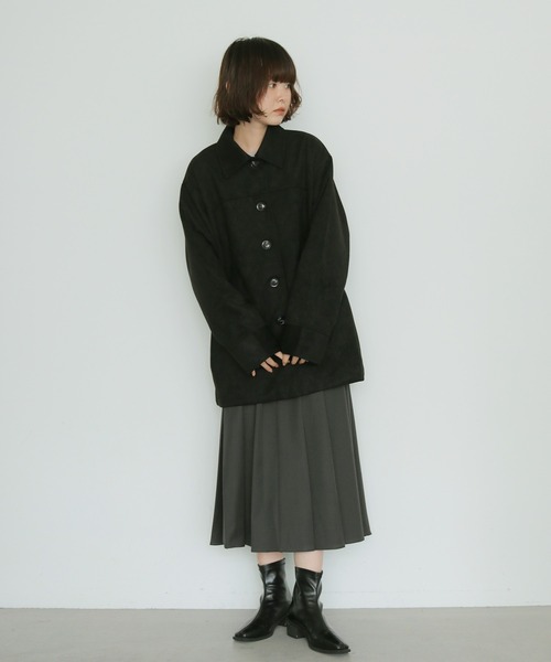 cheriella(シェリエラ)の「【cheriella】スエードテーラードジャケット SUEDE TAILORED JACKET(テーラードジャケット・レディース・ブラック/ブラウン・FREE)」の21枚目の写真