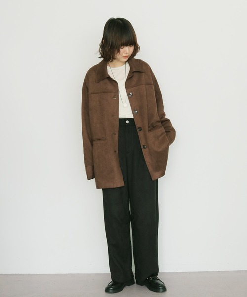 cheriella(シェリエラ)の「【cheriella】スエードテーラードジャケット SUEDE TAILORED JACKET(テーラードジャケット・レディース・ブラック/ブラウン・FREE)」の10枚目の写真