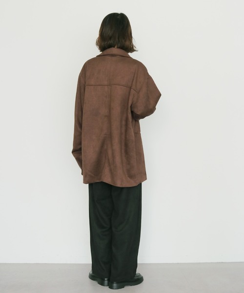 cheriella(シェリエラ)の「【cheriella】スエードテーラードジャケット SUEDE TAILORED JACKET(テーラードジャケット・レディース・ブラック/ブラウン・FREE)」の6枚目の写真