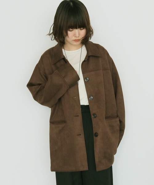 cheriella(シェリエラ)の「【cheriella】スエードテーラードジャケット SUEDE TAILORED JACKET(テーラードジャケット・レディース・ブラック/ブラウン・FREE)」の8枚目の写真