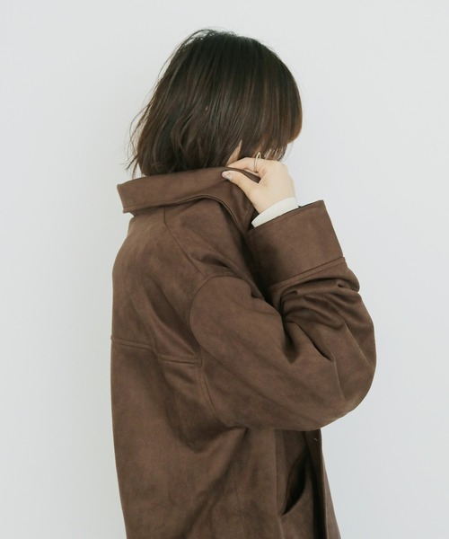 cheriella(シェリエラ)の「【cheriella】スエードテーラードジャケット SUEDE TAILORED JACKET(テーラードジャケット・レディース・ブラック/ブラウン・FREE)」の7枚目の写真