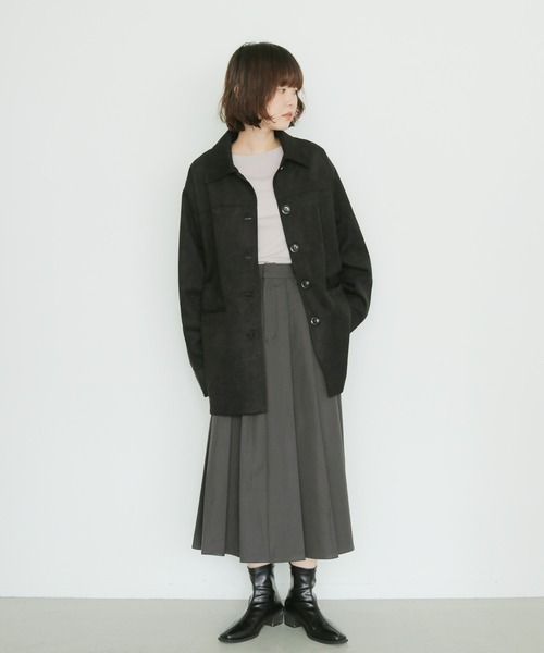 cheriella(シェリエラ)の「【cheriella】スエードテーラードジャケット SUEDE TAILORED JACKET(テーラードジャケット・レディース・ブラック/ブラウン・FREE)」の16枚目の写真