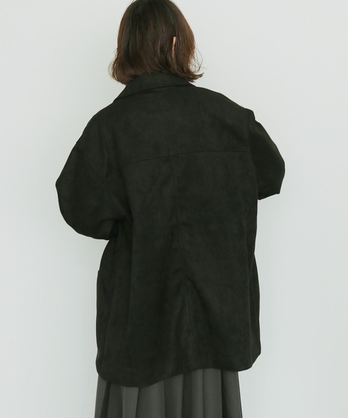 cheriella(シェリエラ)の「【cheriella】スエードテーラードジャケット SUEDE TAILORED JACKET(テーラードジャケット・レディース・ブラック/ブラウン・FREE)」の14枚目の写真