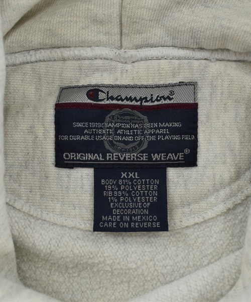 Champion(チャンピオン)の「【USED】Y2K Champion "MARITIME" リバースウィーブ フーディー(パーカー・メンズ・グレー・XX-LARGE)」の5枚目の写真
