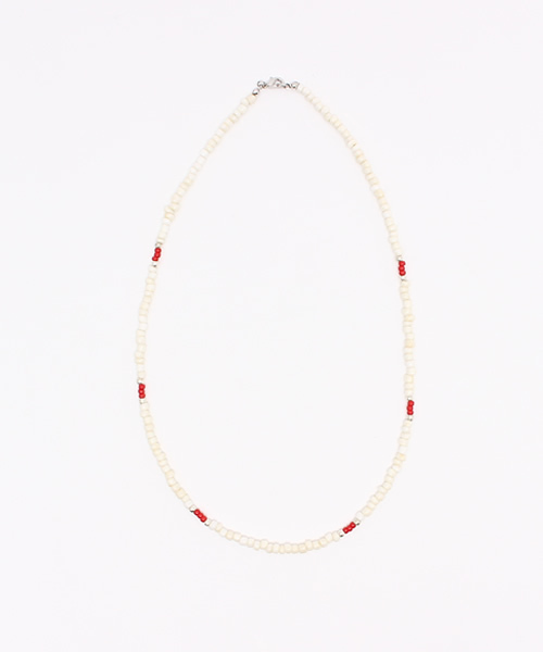 WEGO（ウィゴー）の「WEGO/ビーズネックレス（ネックレス・メンズ・ブルー/ターコイズブルー/ブラック/レッド/ホワイト・FREE）」の2枚目の写真