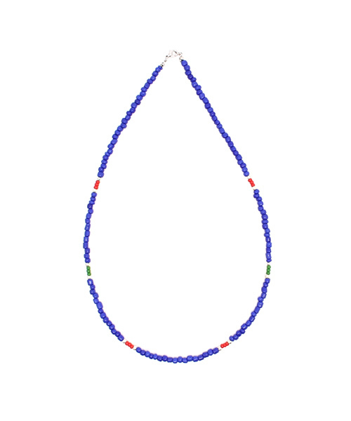 WEGO（ウィゴー）の「WEGO/ビーズネックレス（ネックレス・メンズ・ブルー/ターコイズブルー/ブラック/レッド/ホワイト・FREE）」の4枚目の写真