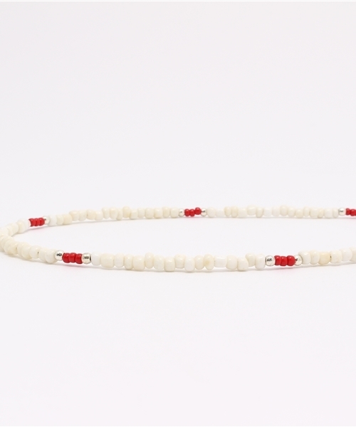 WEGO（ウィゴー）の「WEGO/ビーズネックレス（ネックレス・メンズ・ブルー/ターコイズブルー/ブラック/レッド/ホワイト・FREE）」の7枚目の写真