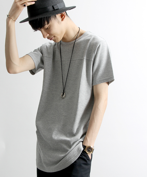 WEGO（ウィゴー）の「WEGO/ワッフルラウンドカットソー（Tシャツ/カットソー・メンズ・ホワイト/ブルー系その他/杢グレー/ブラック系その他5・SMALL/MEDIUM/LARGE）」の3枚目の写真