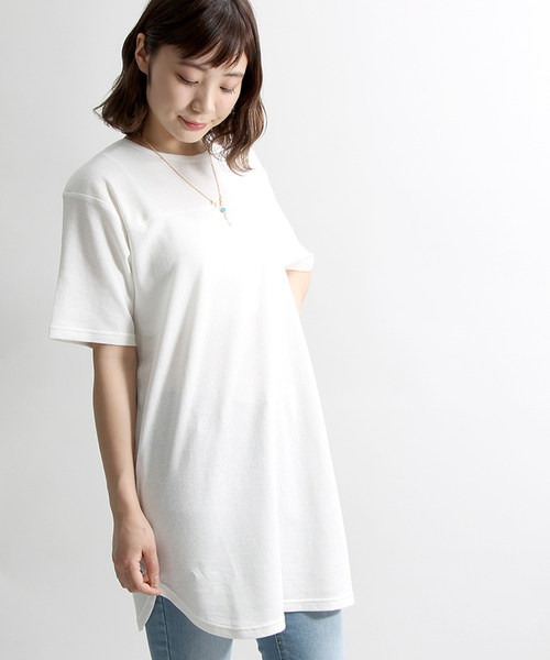 WEGO（ウィゴー）の「WEGO/ワッフルラウンドカットソー（Tシャツ/カットソー・メンズ・ホワイト/ブルー系その他/杢グレー/ブラック系その他5・SMALL/MEDIUM/LARGE）」の11枚目の写真