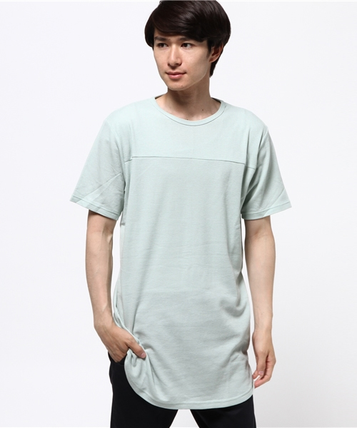 WEGO（ウィゴー）の「WEGO/ワッフルラウンドカットソー（Tシャツ/カットソー・メンズ・ホワイト/ブルー系その他/杢グレー/ブラック系その他5・SMALL/MEDIUM/LARGE）」の14枚目の写真