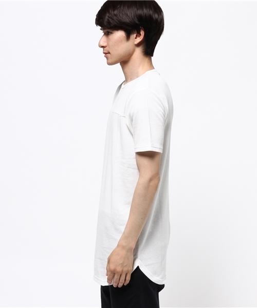 WEGO（ウィゴー）の「WEGO/ワッフルラウンドカットソー（Tシャツ/カットソー・メンズ・ホワイト/ブルー系その他/杢グレー/ブラック系その他5・SMALL/MEDIUM/LARGE）」の5枚目の写真