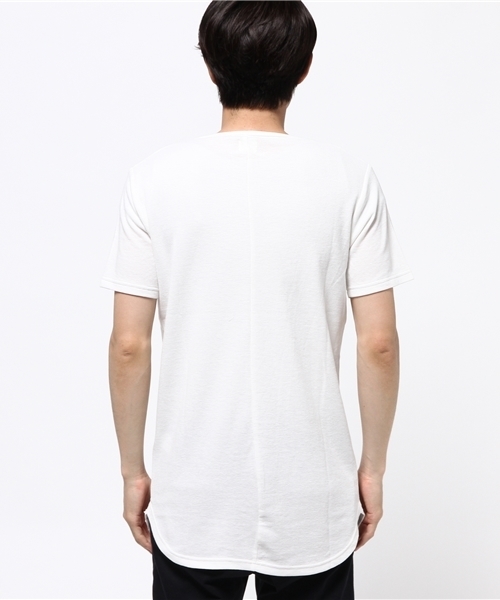 WEGO（ウィゴー）の「WEGO/ワッフルラウンドカットソー（Tシャツ/カットソー・メンズ・ホワイト/ブルー系その他/杢グレー/ブラック系その他5・SMALL/MEDIUM/LARGE）」の6枚目の写真