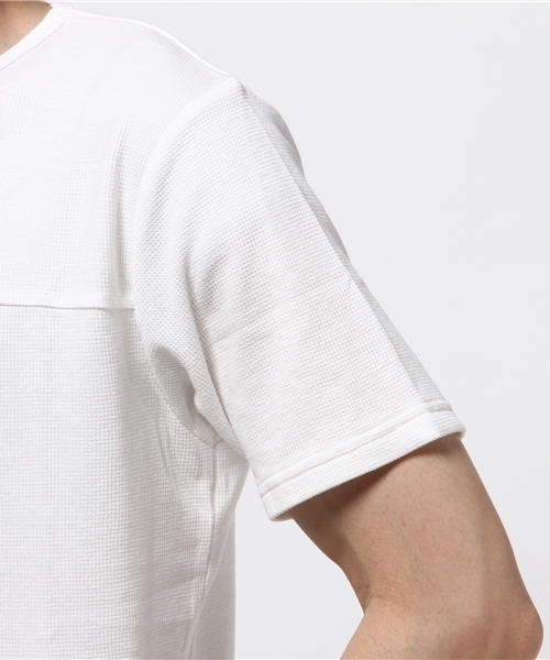 WEGO（ウィゴー）の「WEGO/ワッフルラウンドカットソー（Tシャツ/カットソー・メンズ・ホワイト/ブルー系その他/杢グレー/ブラック系その他5・SMALL/MEDIUM/LARGE）」の8枚目の写真